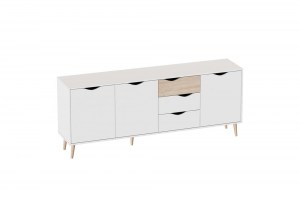 Соната Комод 4 ящика 3 дверки 1,95 (Мебельград)